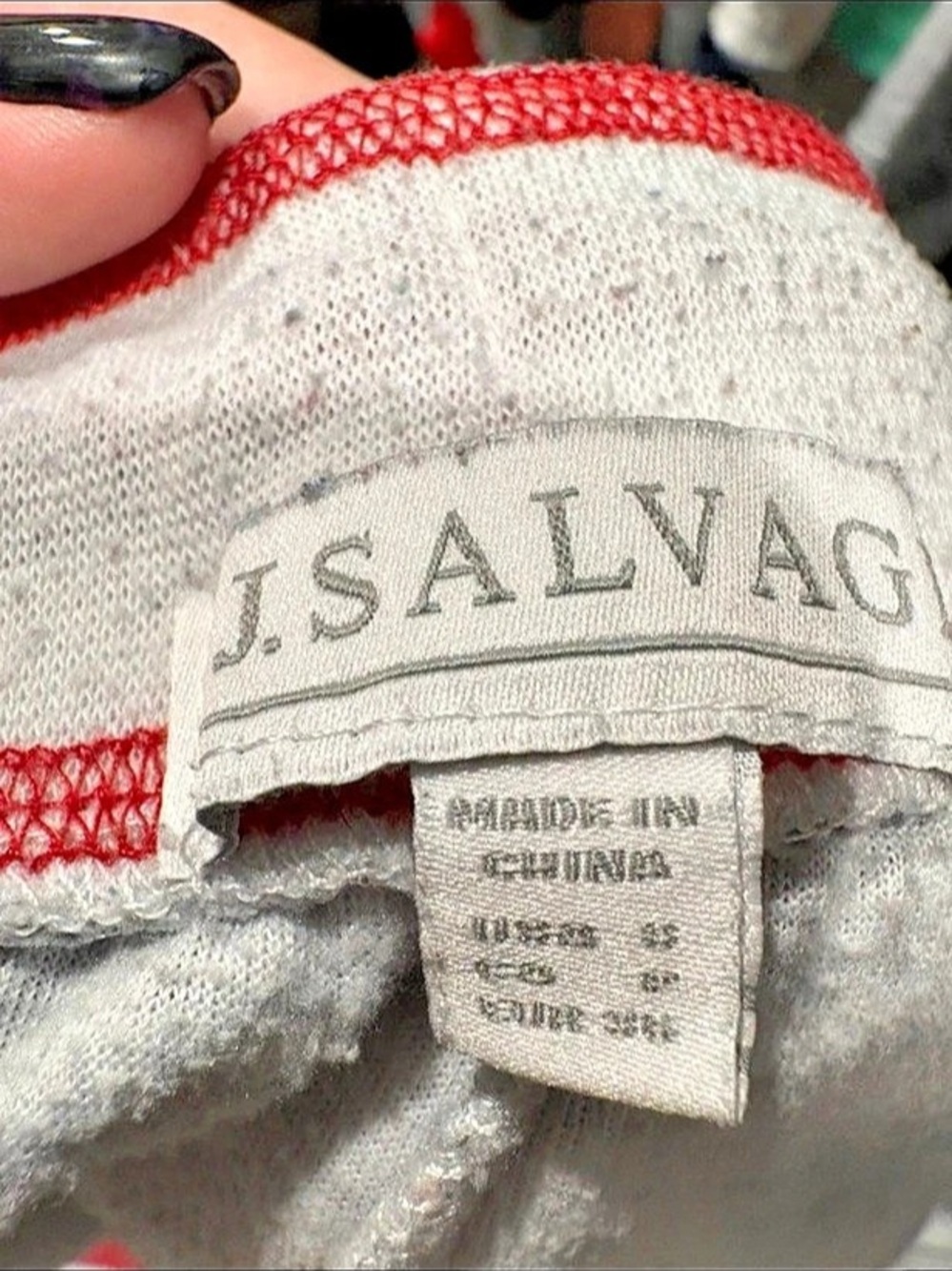 J. Salvas Printed 3pc  Pajama Set off 3 pieces Size Medium Like New - Picture 3 of 3